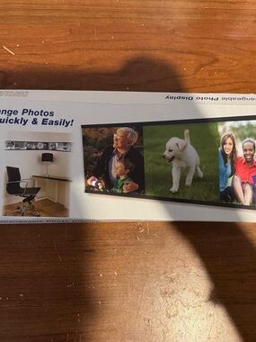 Photo Display Frame Rack in Black